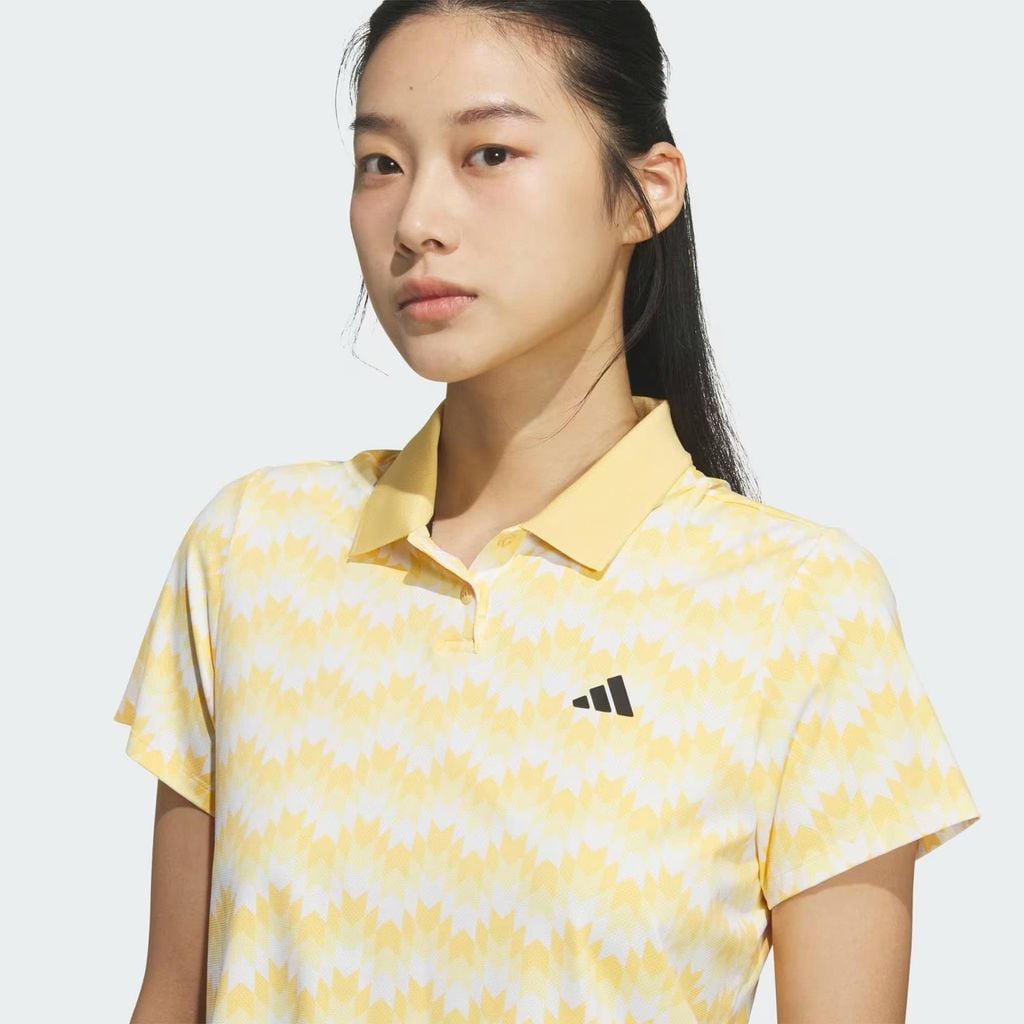 Áo golf nữ tay ngắn CLIMACOOL ALL OVER PRINT SHORT SLEEVE SHIRT KB4751