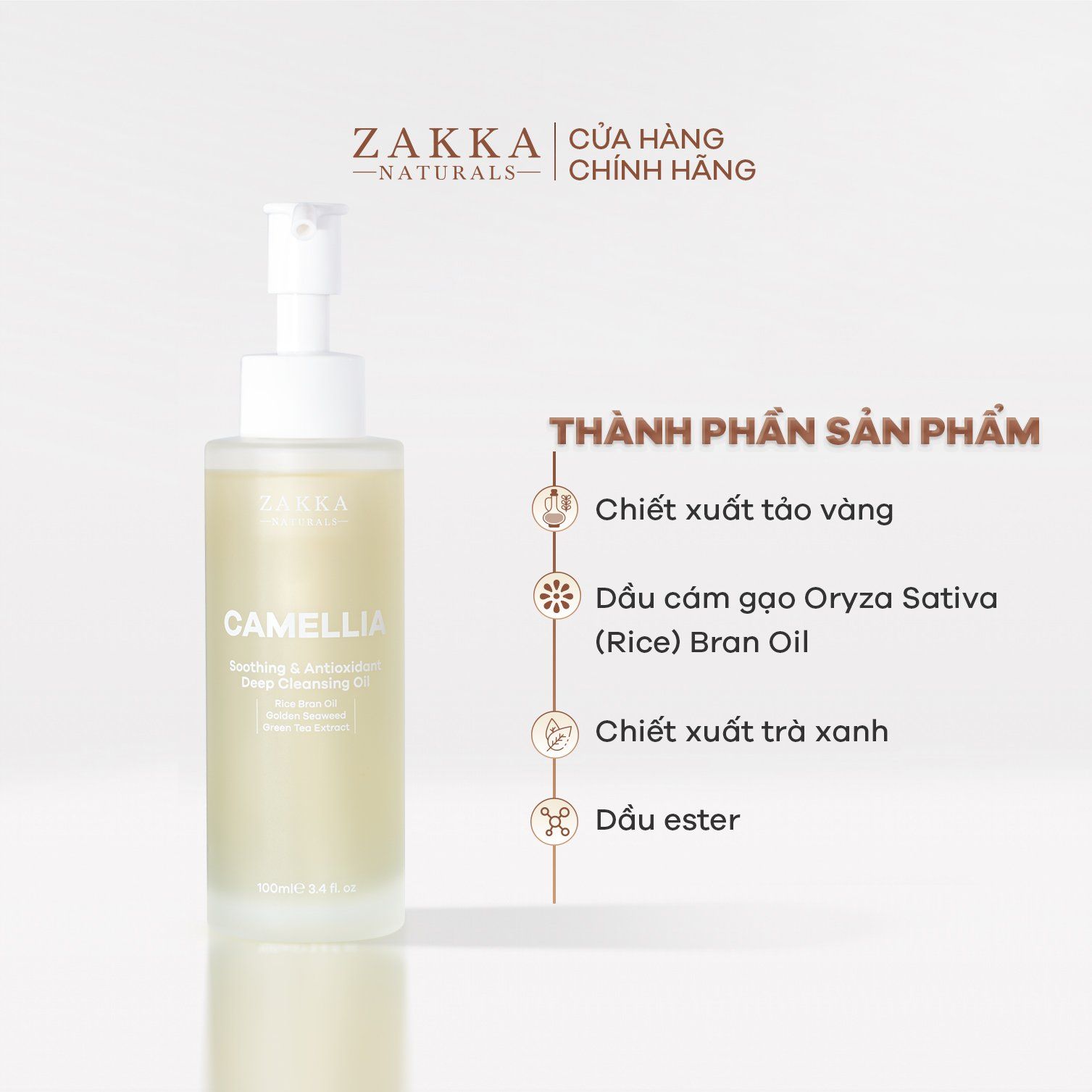 Dầu Tẩy Trang Làm Sạch Sâu Camellia Deep Cleansing Oil