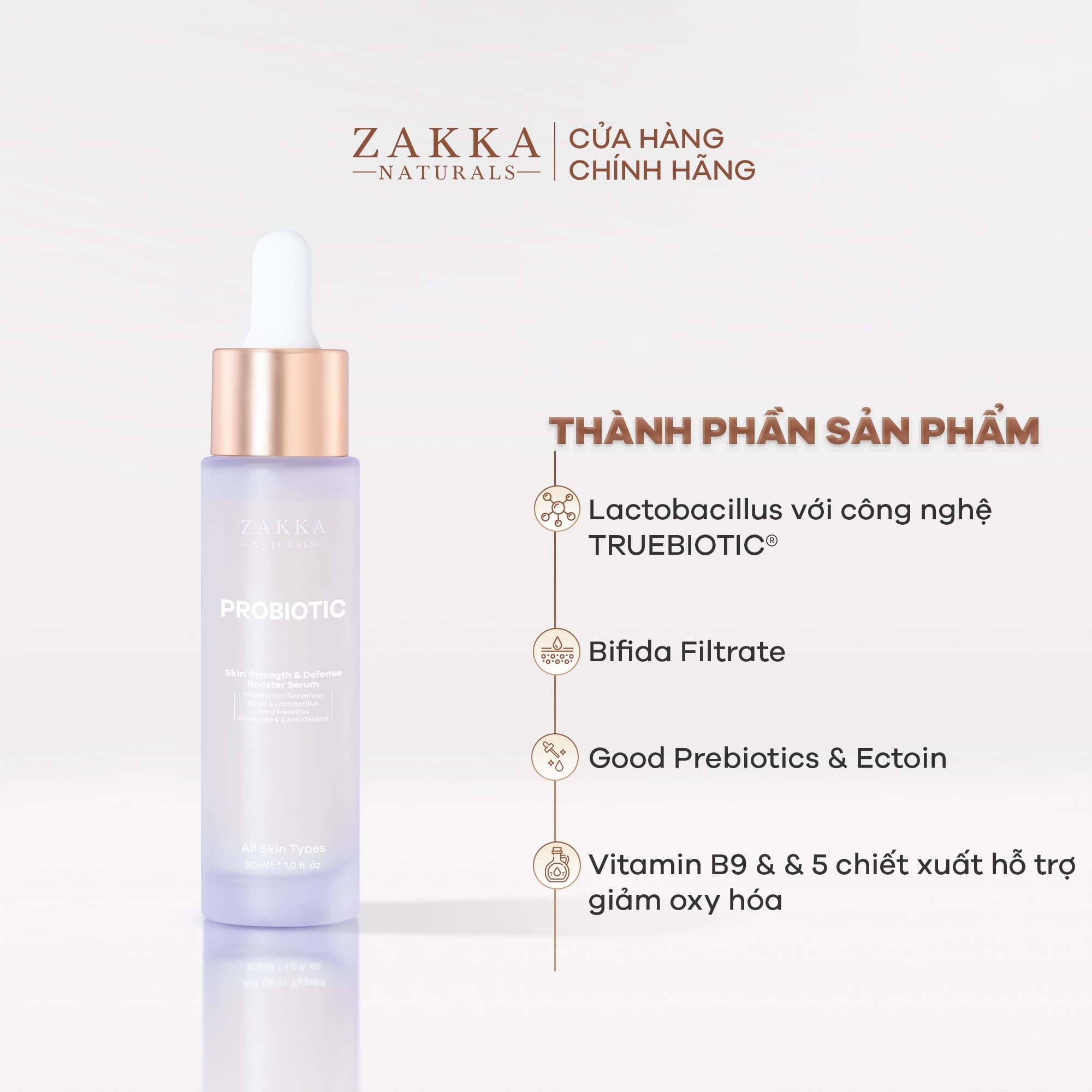 Serum Hỗ Trợ Tăng Cường Lợi Khuẩn Probiotic Skin Strength & Defense