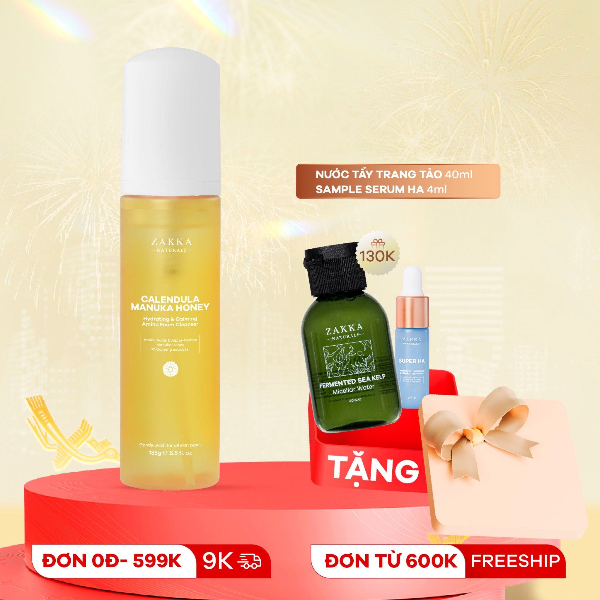 Sữa Rửa Mặt Hoa Cúc Dịu Nhẹ Calendula Manuka Honey