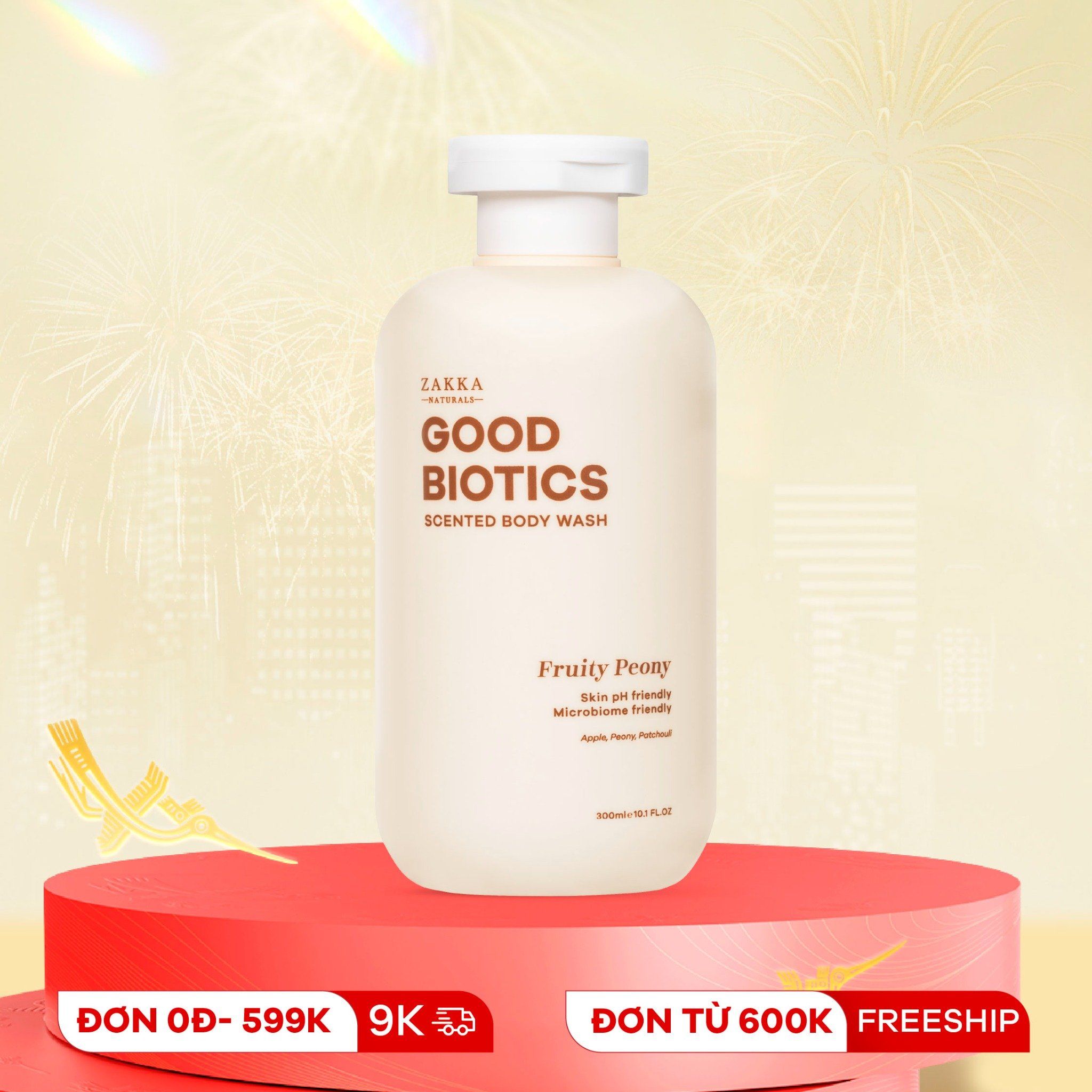 Sữa Tắm Lợi Khuẩn Hương Nước Hoa Fruity Peony Good Biotics