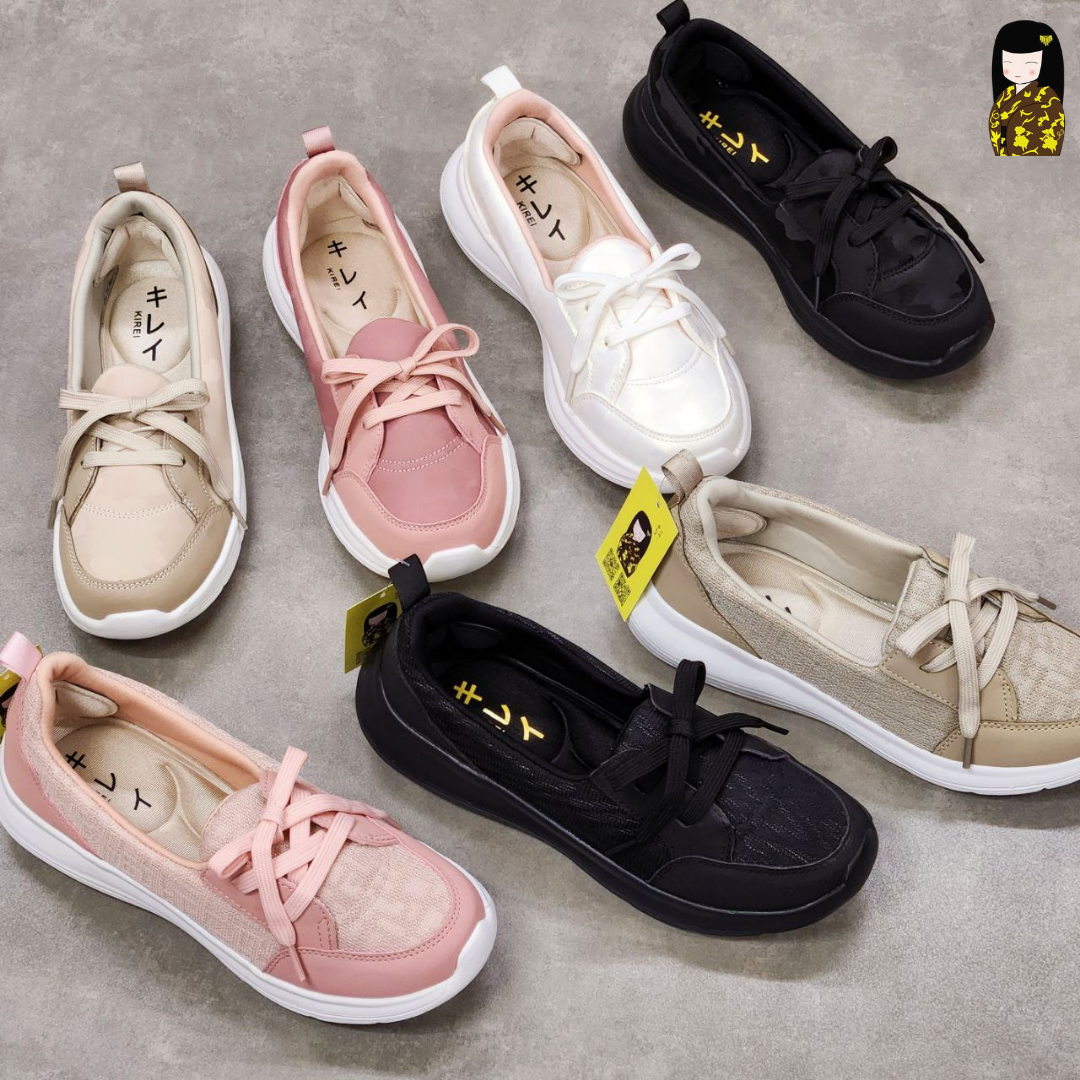 Kirei Hime - Walk Sneakers BG8 Camo White