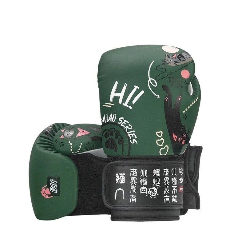 Găng Tay BN Miao Boxing Gloves - Green