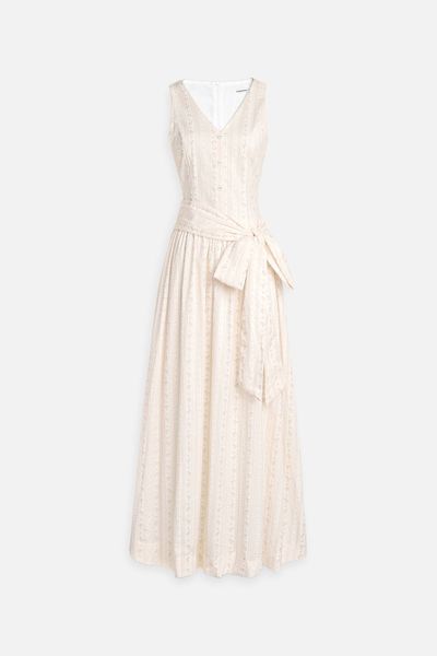 Đầm Dài Elara Tie Waist Midi