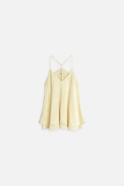 Áo Lụa 2 Dây Flora Top