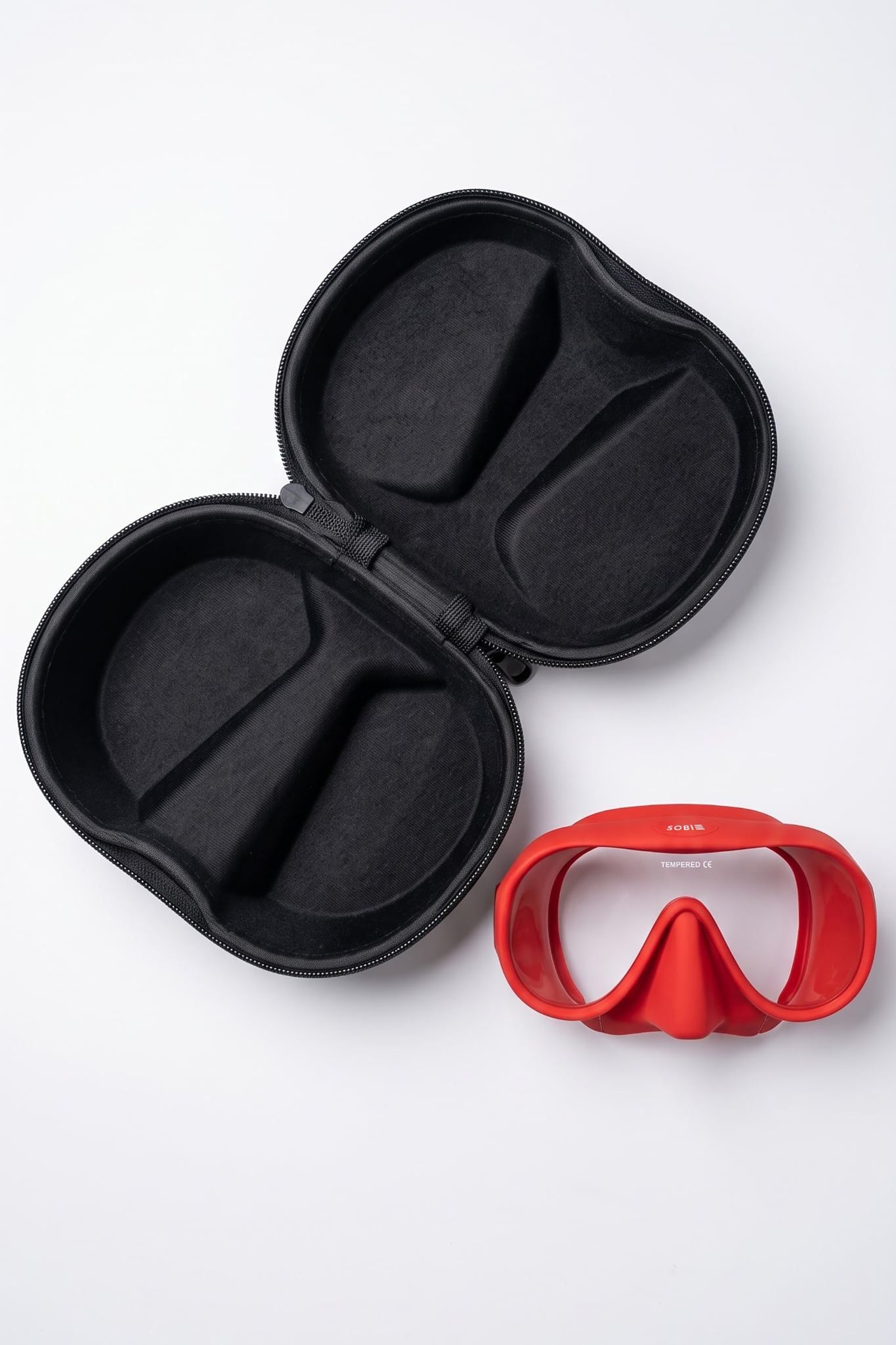 SET Mặt nạ lặn biển + Ống thở SOBIE Red