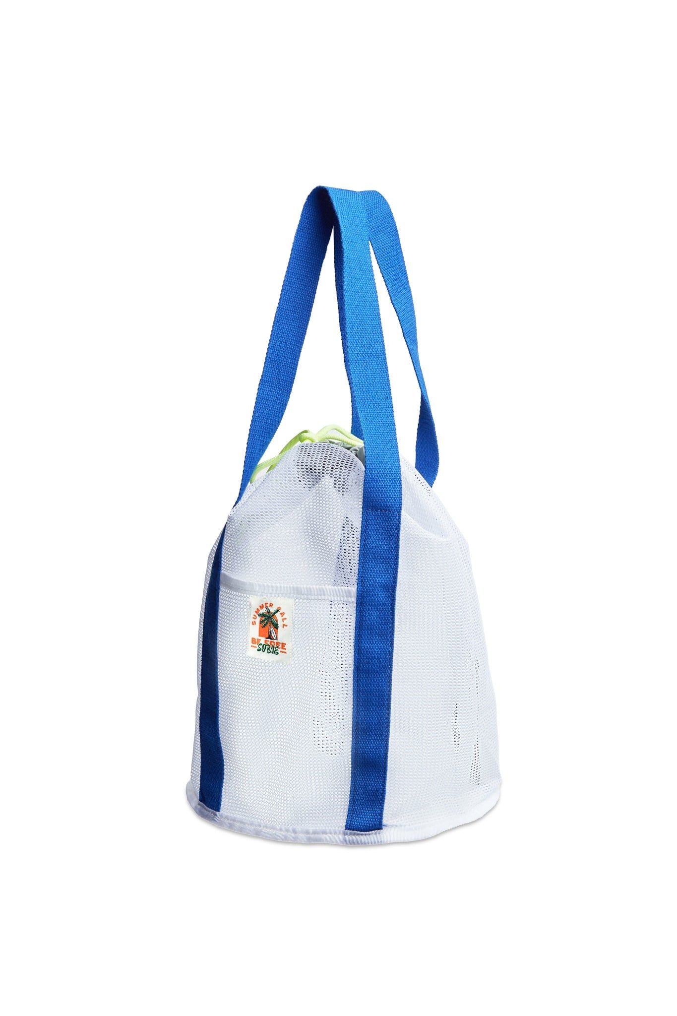 Túi đi biển dây rút White Navy SOBIE