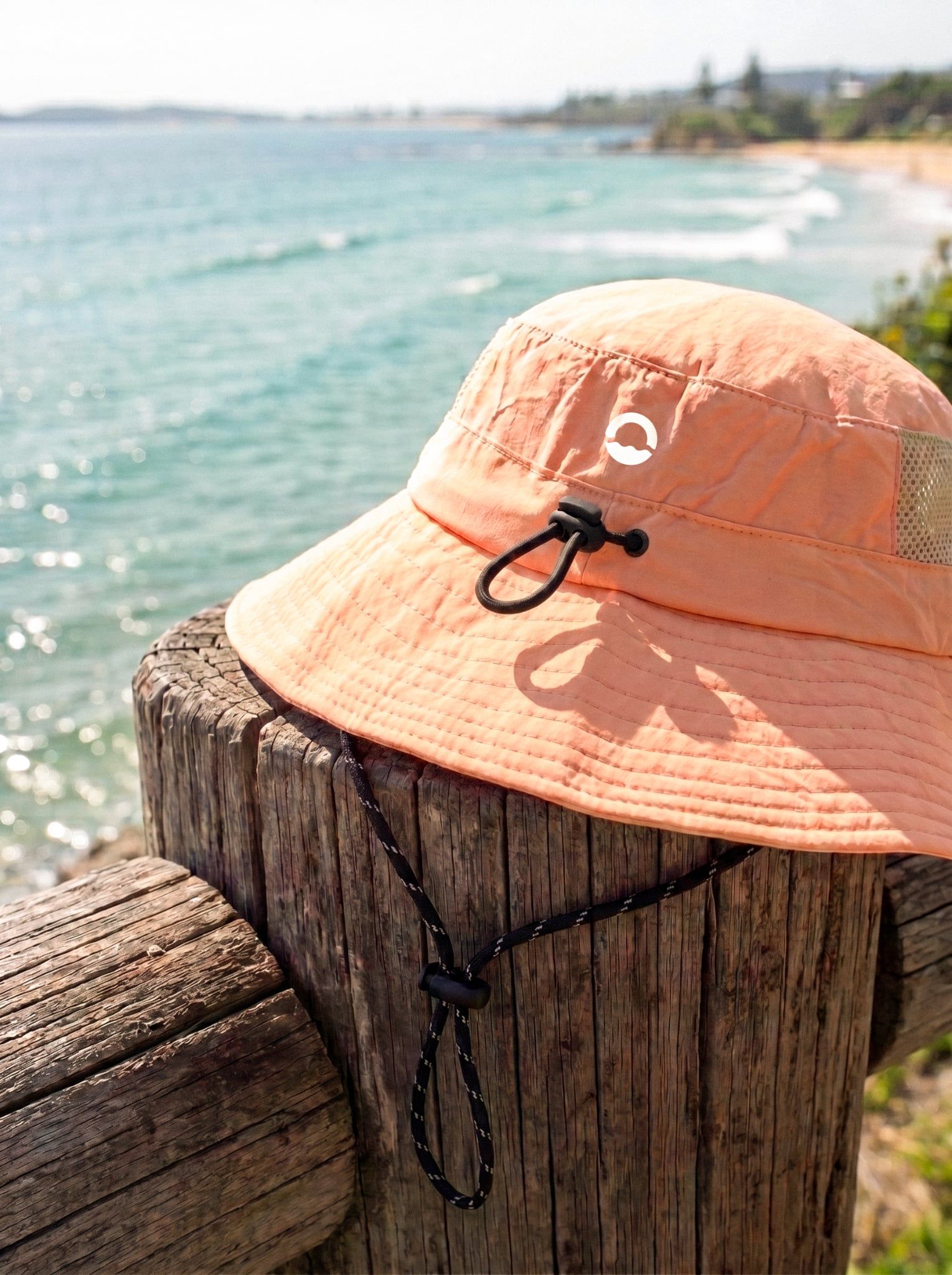 Nón chống nắng đi biển SOBIE Beach Hat Peach