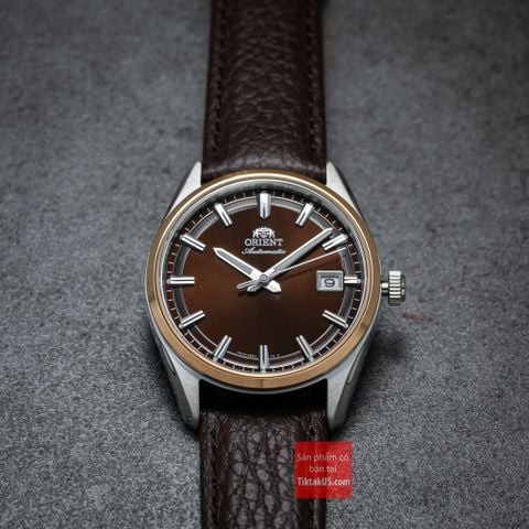 Đồng hồ nam dây da Orient Stretto Date RA-AC0R03Y30B size 38.5mm kính sapphire