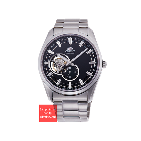 Đồng hồ nam dây thép không gỉ Orient open heart RA-AR0002B30B