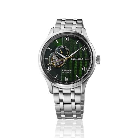 Đồng hồ nam cao cấp Seiko Presage Japanese Garden Open Heart SARY237 Made in Japan