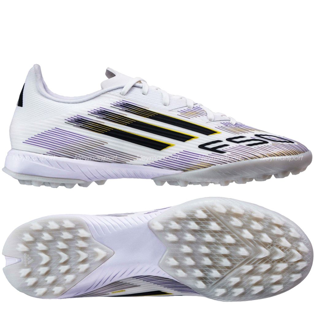 Giày đá bóng adidas F50 League TF Road to Glory - Footwear White/Core Black/Gold Metallic JH7726