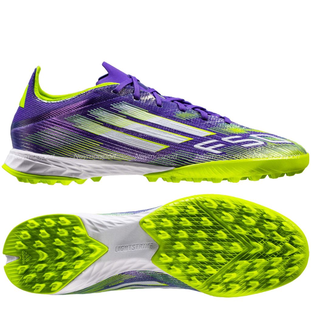 Giày đá bóng adidas F50 Pro TF Radiant Blaze - Purple Rush/Footwear White/Lucid Lemon JH7665