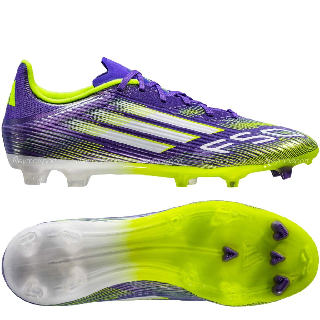 Giày đá bóng adidas F50 League FG/AG Radiant Blaze - Purple Rush/Footwear White/Lucid Lemon JI0003