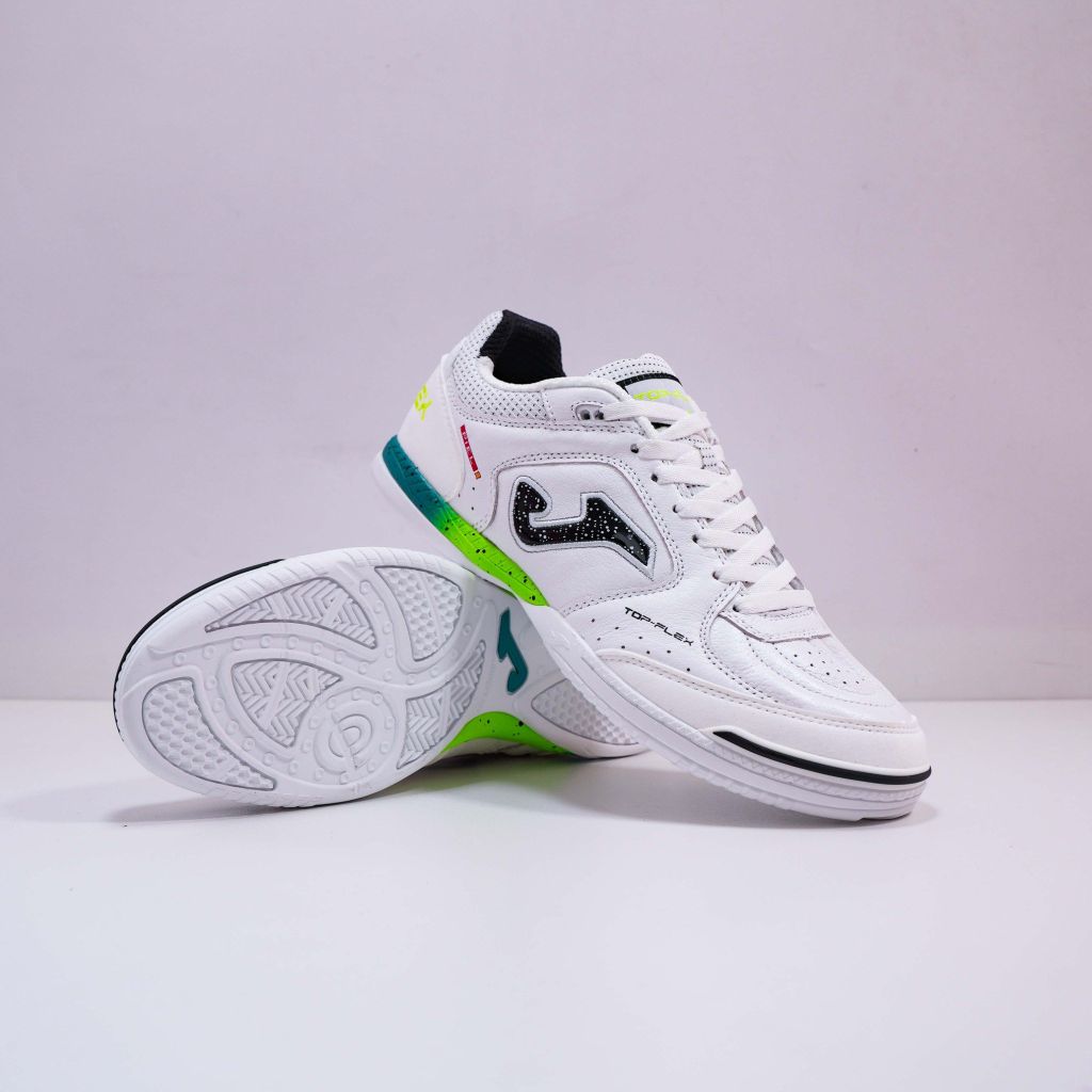 Giày đá bóng JOMA Top Flex 2502 - White Indoor TOPS2502IN