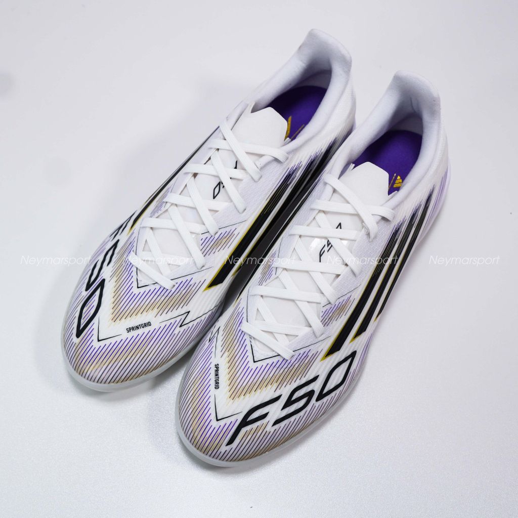 Giày đá bóng adidas F50 League TF Road to Glory - Footwear White/Core Black/Gold Metallic JH7726
