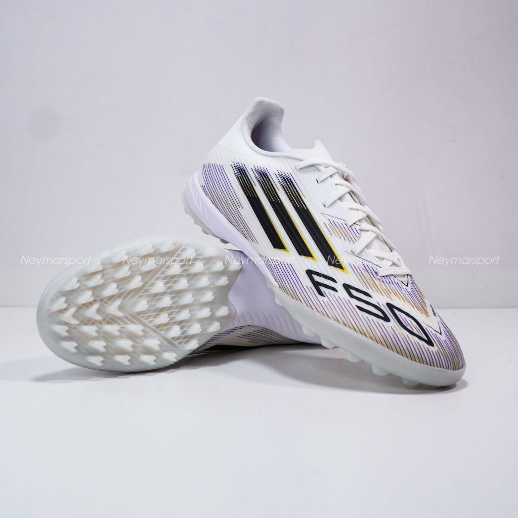 Giày đá bóng adidas F50 League TF Road to Glory - Footwear White/Core Black/Gold Metallic JH7726