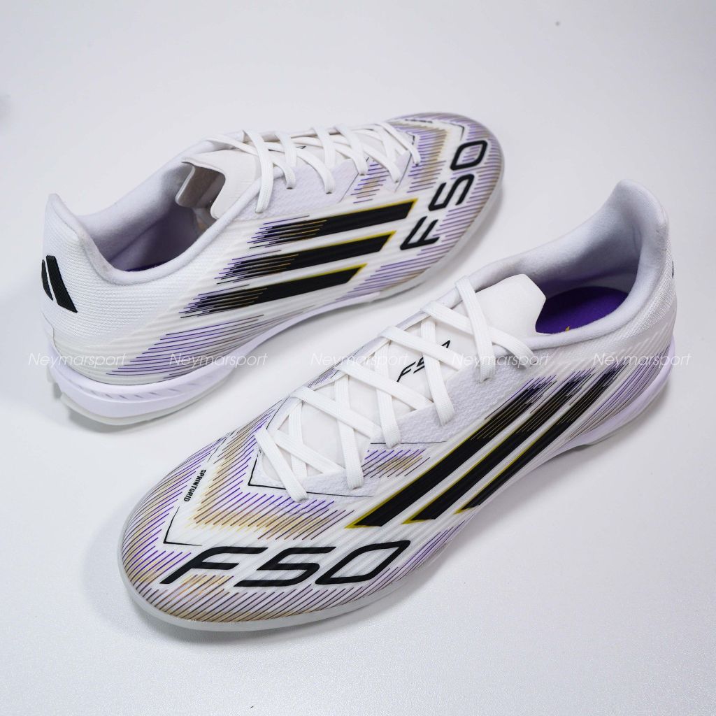 Giày đá bóng adidas F50 League TF Road to Glory - Footwear White/Core Black/Gold Metallic JH7726