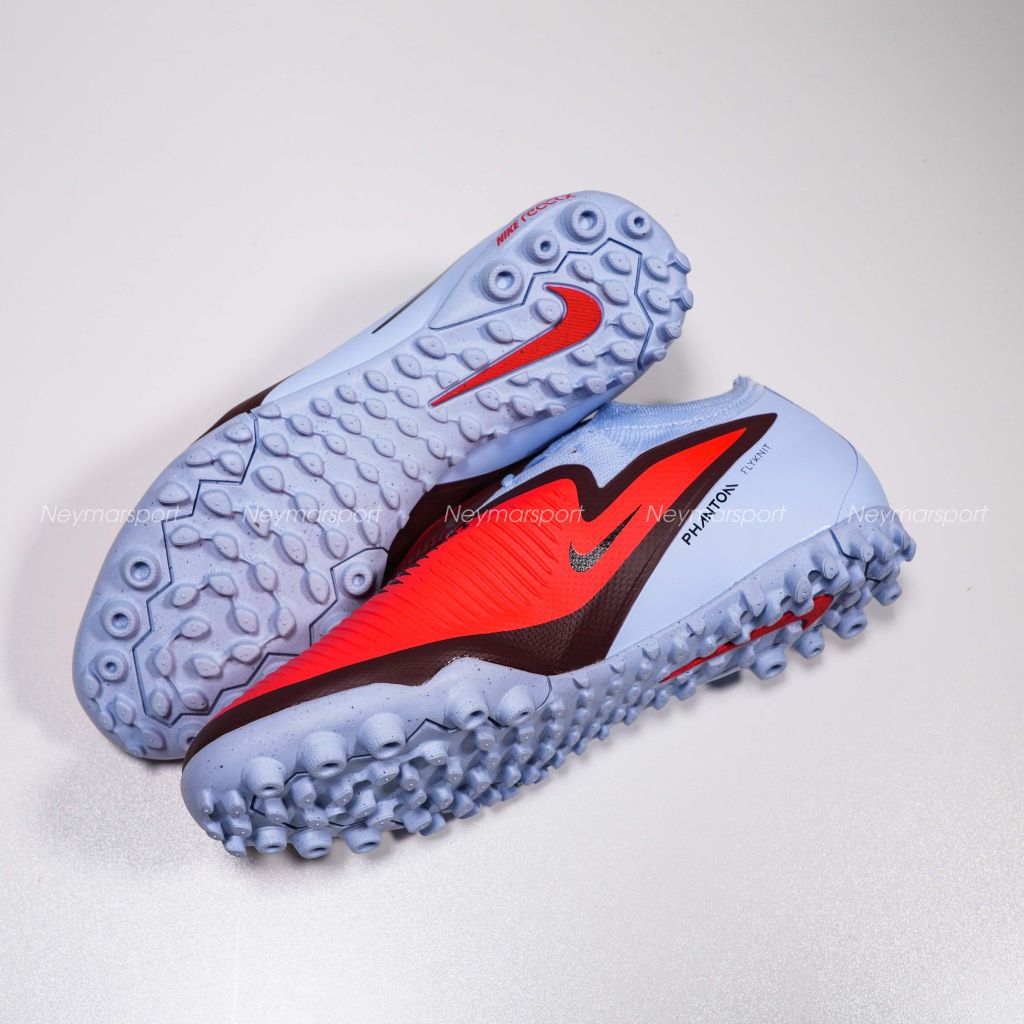 Giày đá bóng cỏ nhân tạo Nike React Phantom 6 Pro Low TF Scary Good - Royal Tint/Bright Crimson HJ4123-400