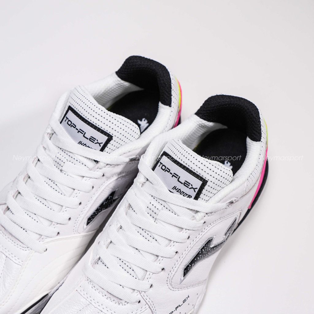 Giày đá bóng Futsal Top Flex 2532 - White/Black Fuchsia TOPW2532IN