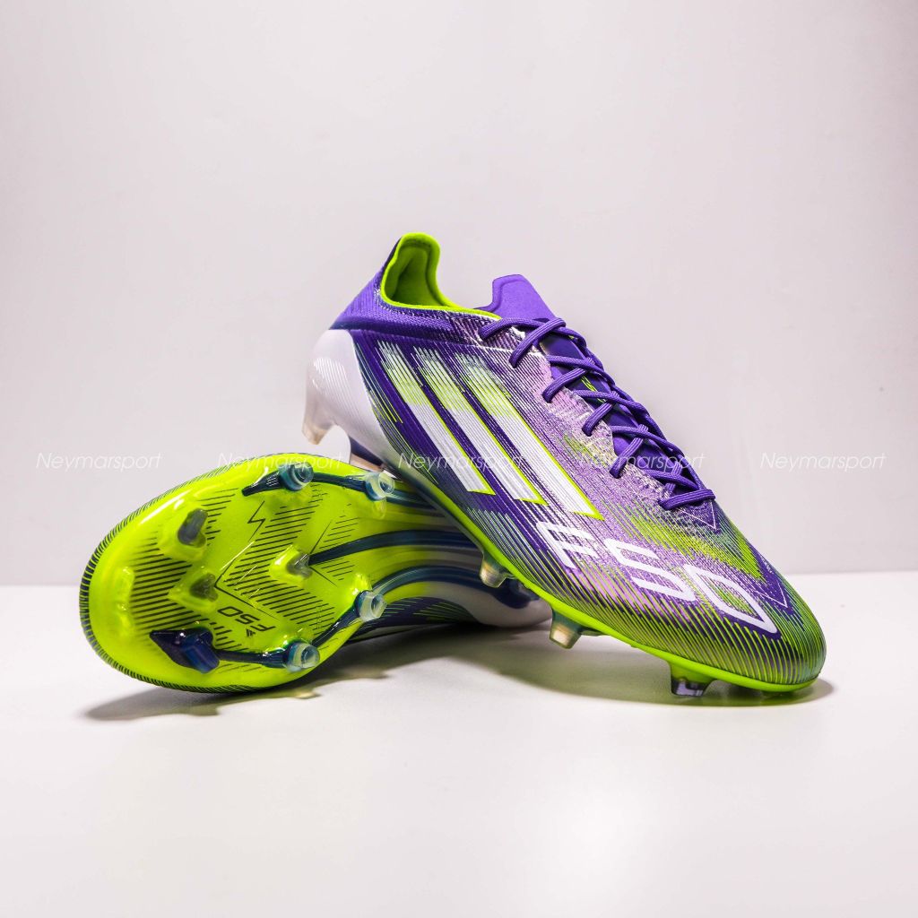 Giày đá bóng adidas F50 Elite FG Radiant Blaze - Purple Rush/Footwear White/Lucid Lemon JH7615