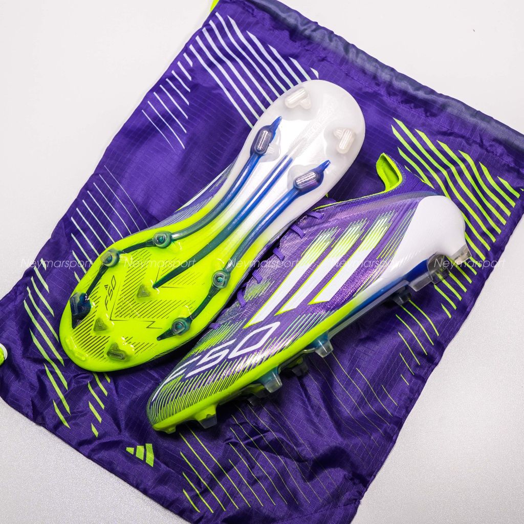 Giày đá bóng adidas F50 Elite FG Radiant Blaze - Purple Rush/Footwear White/Lucid Lemon JH7615
