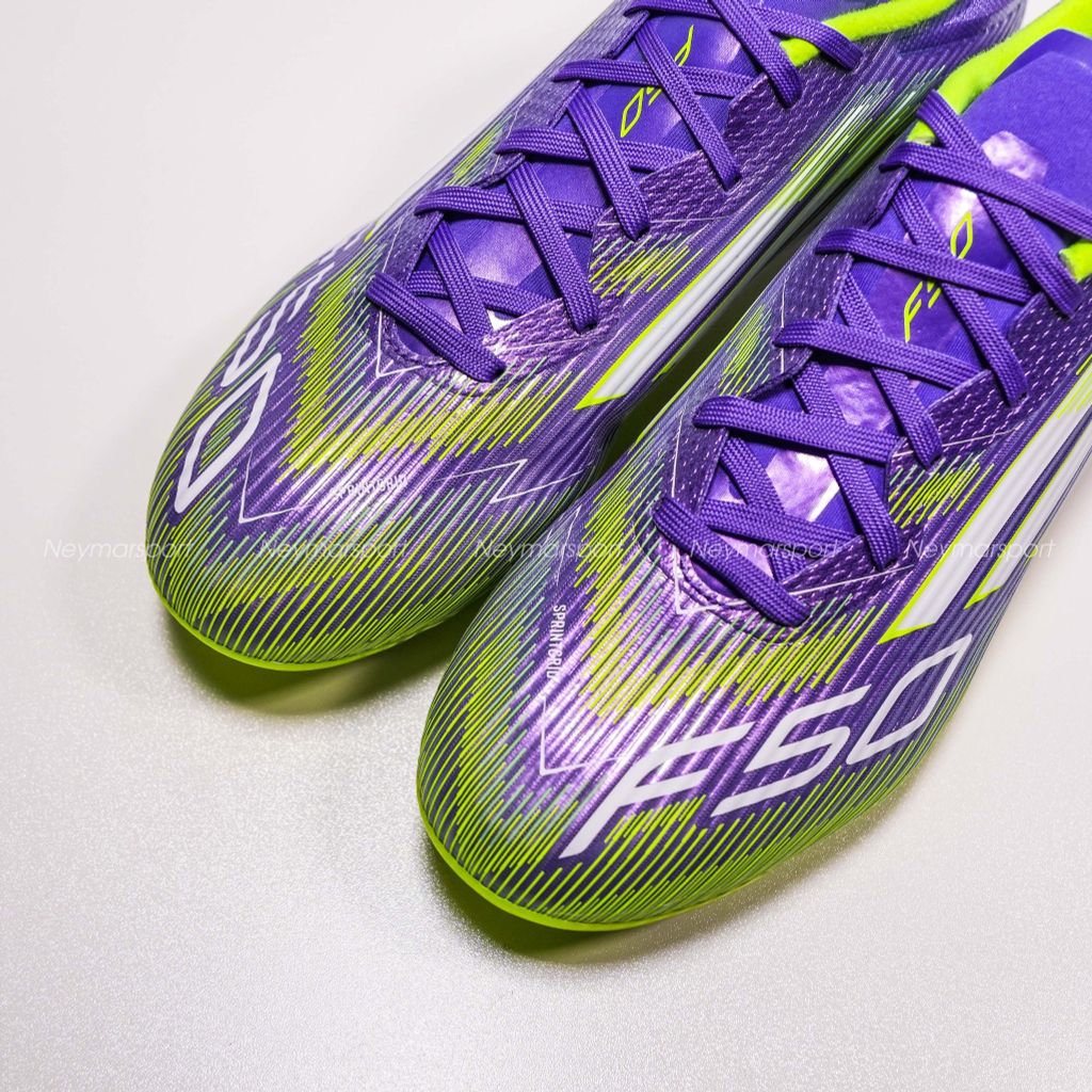 Giày đá bóng adidas F50 League FG/AG Radiant Blaze - Purple Rush/Footwear White/Lucid Lemon JI0003