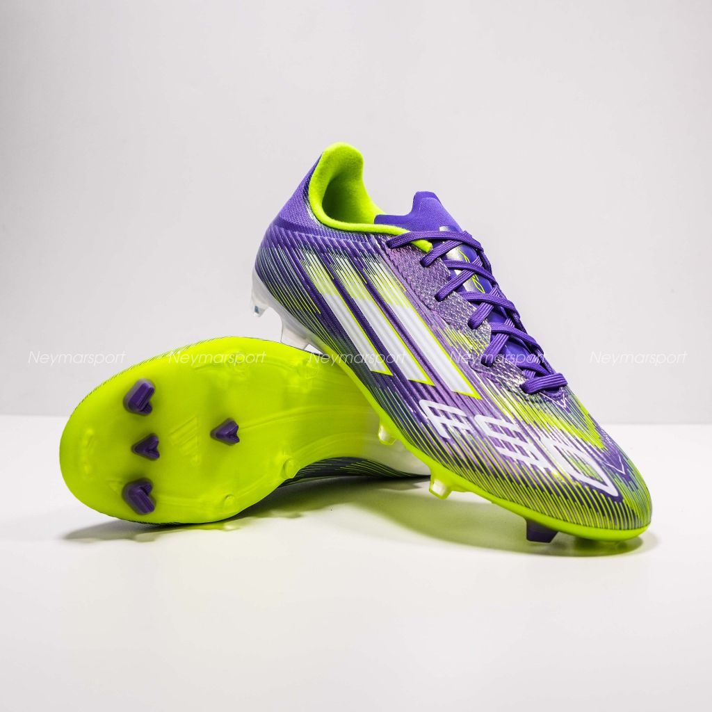 Giày đá bóng adidas F50 League FG/AG Radiant Blaze - Purple Rush/Footwear White/Lucid Lemon JI0003