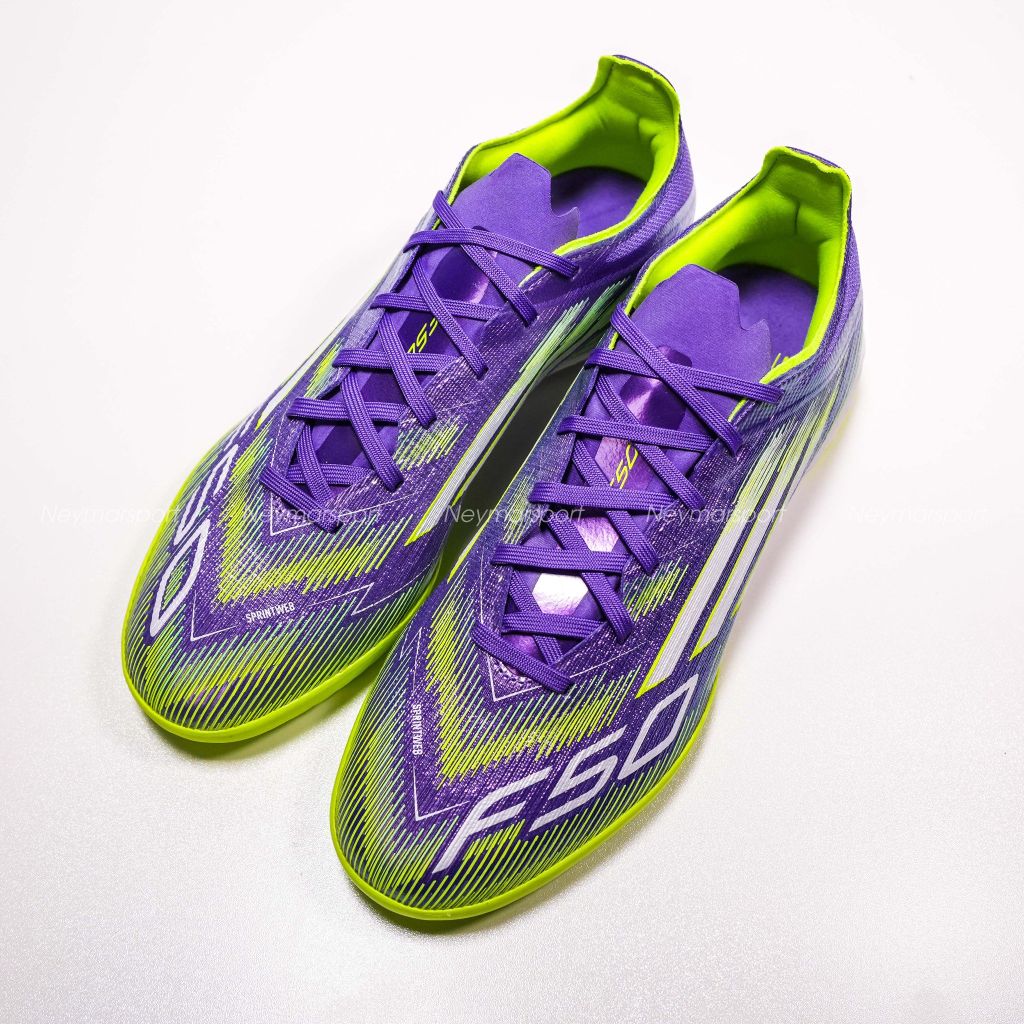 Giày đá bóng adidas F50 Pro TF Radiant Blaze - Purple Rush/Footwear White/Lucid Lemon JH7665