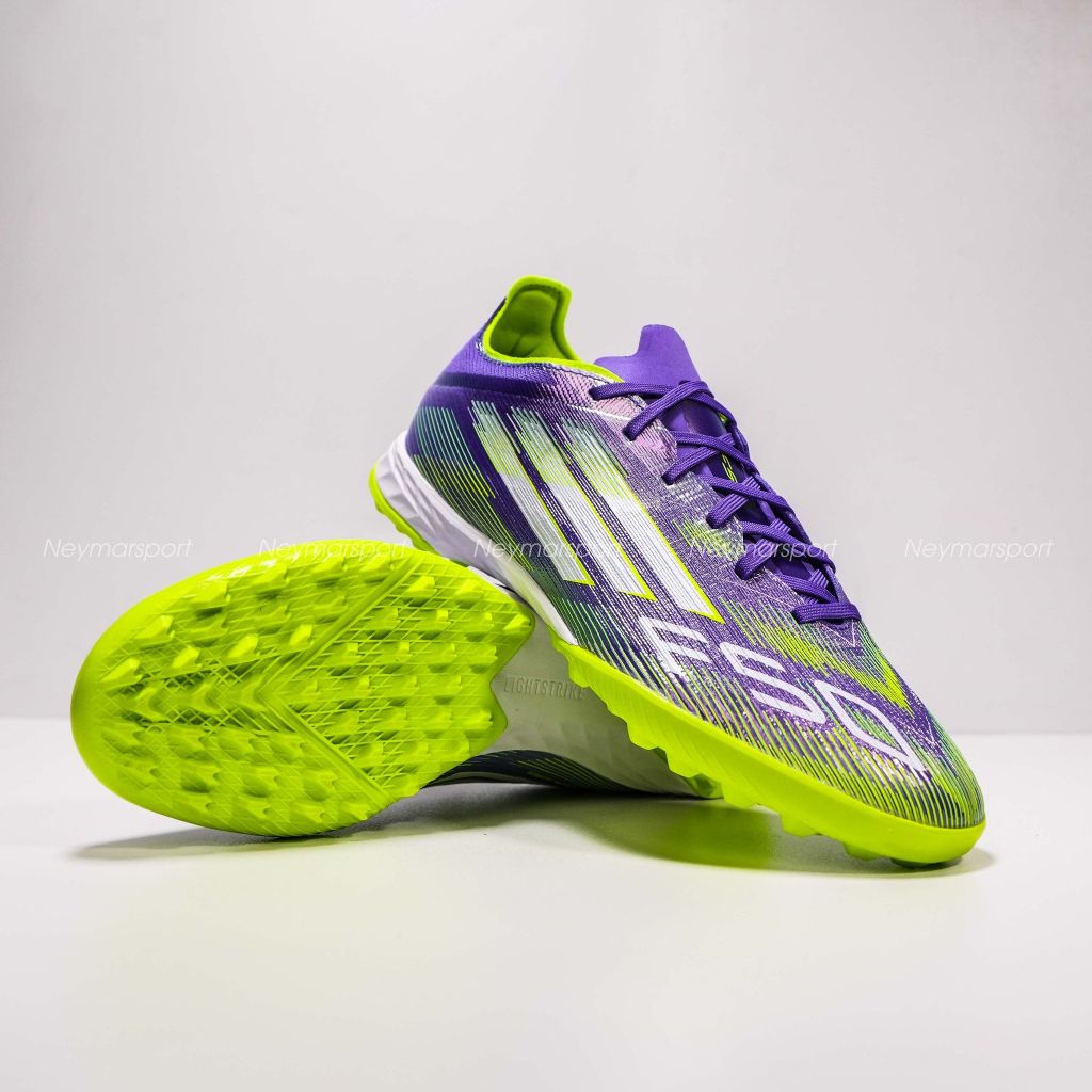 Giày đá bóng adidas F50 Pro TF Radiant Blaze - Purple Rush/Footwear White/Lucid Lemon JH7665