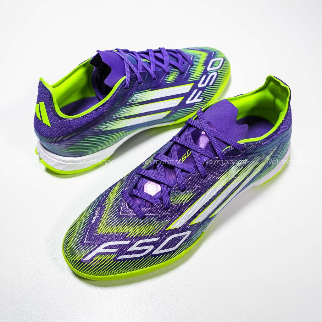 Giày đá bóng adidas F50 Pro TF Radiant Blaze - Purple Rush/Footwear White/Lucid Lemon JH7665