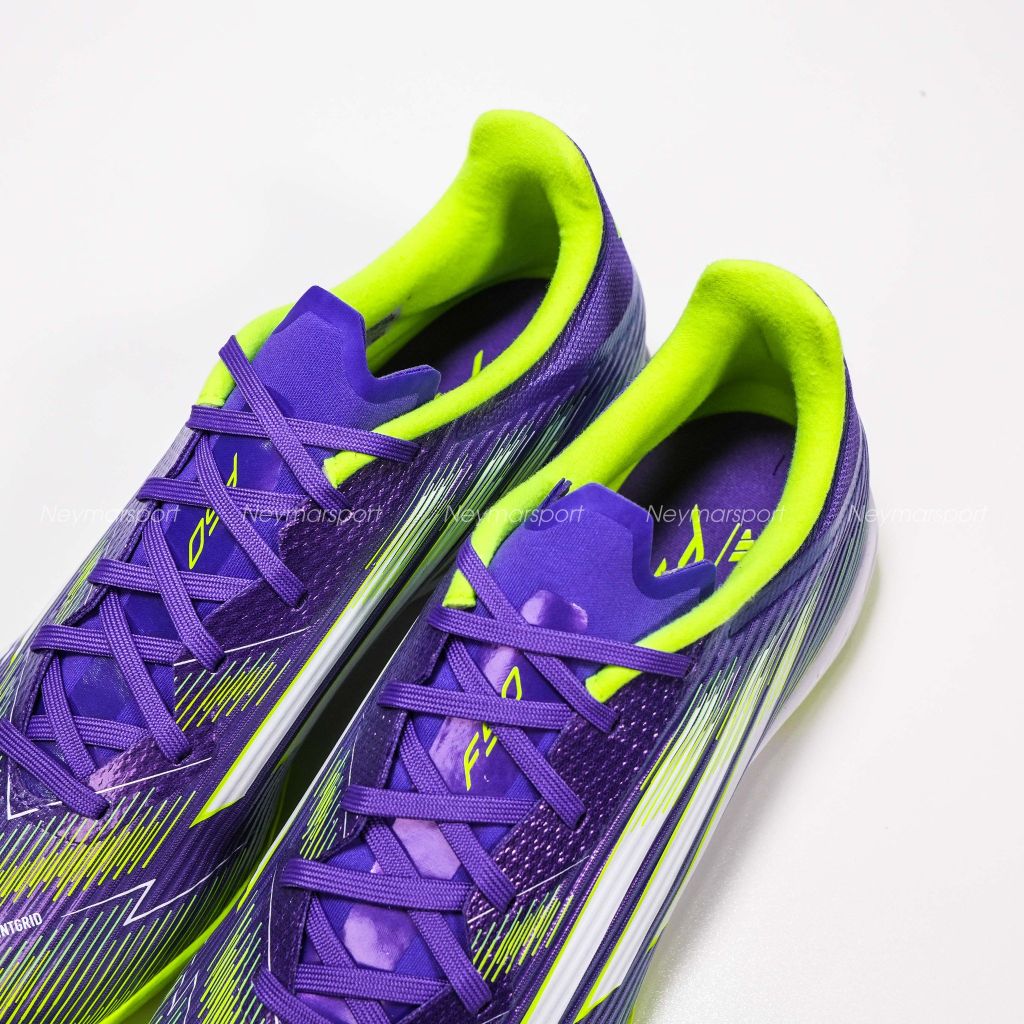 Giày đá bóng adidas F50 League TF Radiant Blaze - Purple Rush/Footwear White/Lucid Lemon JH7724