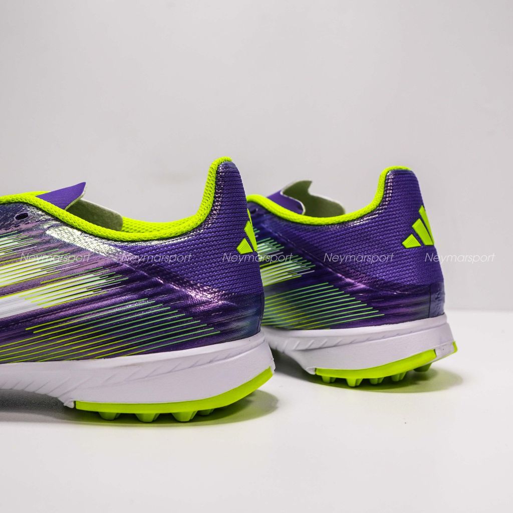 Giày đá bóng adidas F50 League TF Radiant Blaze - Purple Rush/Footwear White/Lucid Lemon Kids JI0000