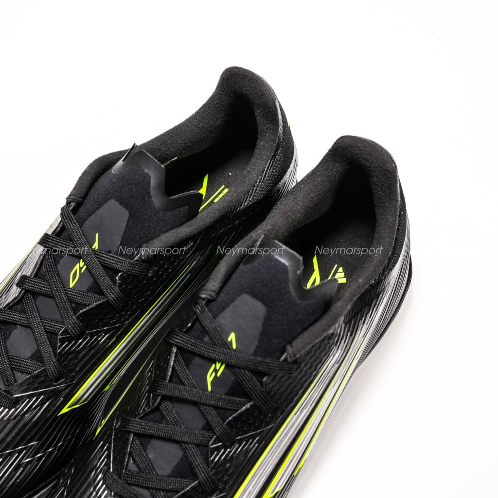 Giày đá bóng Adidas F50 League TF Black Pack - Black/Neon JH7725