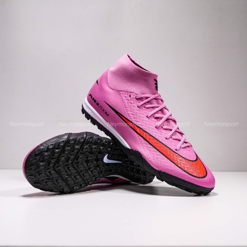 Giày đá bóng cỏ nhân tạo Nike Air Zoom Mercurial Superfly 10 Academy TF Scary Good - Magic Flamingo/Black/Total Crimson FQ8331-600