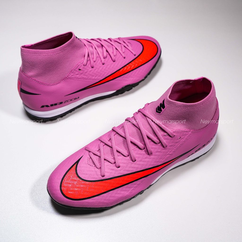 Giày đá bóng cỏ nhân tạo Nike Air Zoom Mercurial Superfly 10 Academy TF Scary Good - Magic Flamingo/Black/Total Crimson FQ8331-600