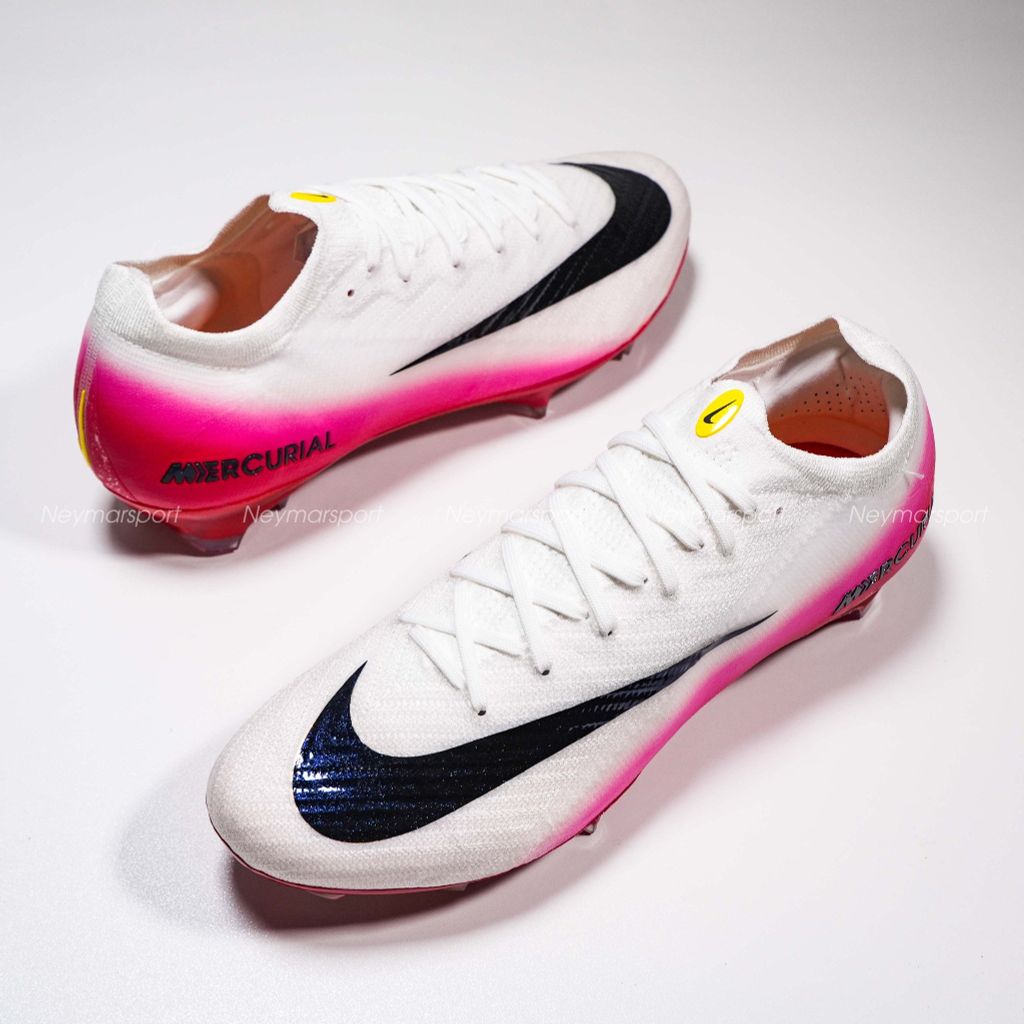 Giày đá bóng cỏ tự nhiên Nike Air Zoom Mercurial Vapor 16 Elite FG Fear Nothing - White/University Red/Dark Obsidian HJ7325-600