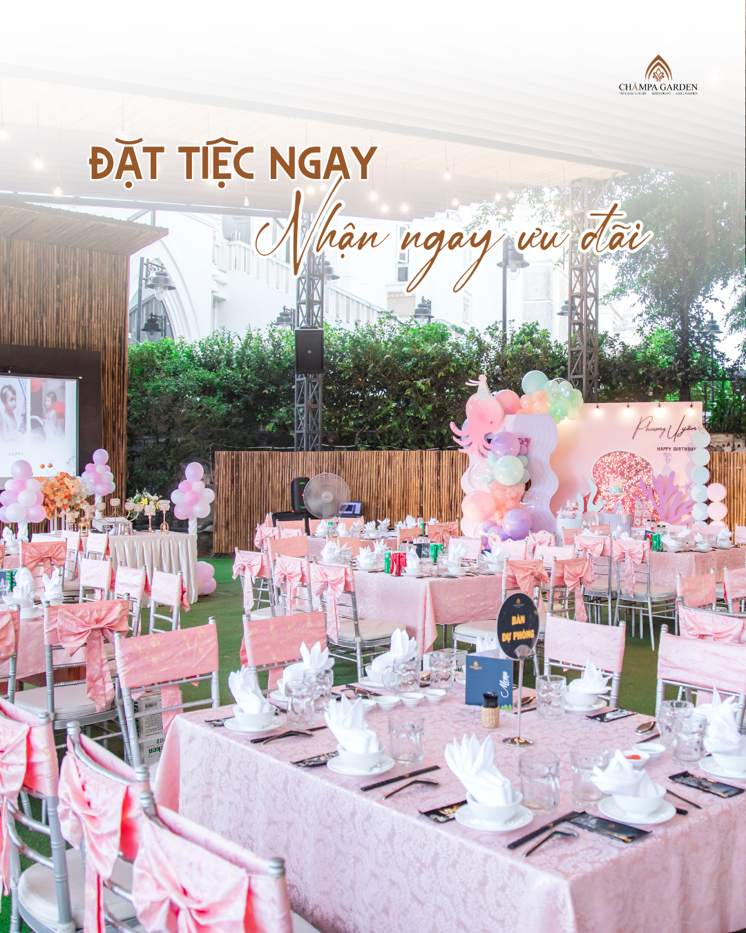 ĐẶT TIỆC NGAY - NHẬN NGAY ƯU ĐÃI