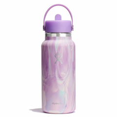 Bình Giữ Nhiệt Hydro Flask LE-S25W32 Wide Flex Straw Cap LE 32oz (946ml) – Phiên Bản Sóng Say Đắm | Nắp Hút Flex Straw Tiện Lợi | Giữ Lạnh 24h, Nóng 12h | Miệng Rộng Dễ Vệ Sinh