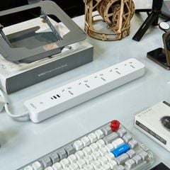 Ổ Cắm Điện Đa Năng LDNIO SC5319 – 5 Ổ Cắm Đa Năng + 3 Cổng USB Sạc Nhanh 38W (PD 20W, QC 18W) | Công Suất 2500W | Dây Nối Dài 2M | Chống Cháy 850°C, Bảo Vệ Toàn Diện