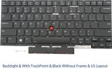 Bàn phím Lenovo Thinkpad X1 Carbon gen 10 (10th), X1 Carbon gen 11 (11th) Type 21HM 21HN US có đèn nền