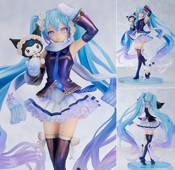Character Vocal Series 01 Hatsune Miku Snow Miku x Kuromi 1/7 Complete ...