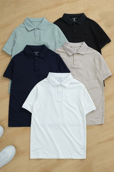 ÁO THUN POLO RAYON TRƠN MAZZOLA