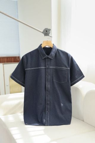 ÁO SƠ MI NAM TAY NGẮN DENIM - P004323