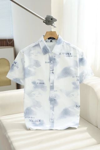 ÁO SƠ MI NAM TAY NGẮN LINEN - T003728