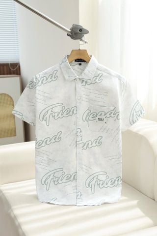 ÁO SƠ MI NAM TAY NGẮN LINEN - T003723