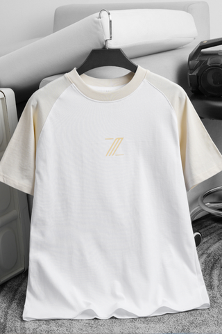 ÁO THUN CỔ TRÒN TRẮNG LOGO Z - VH003889