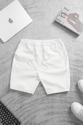 QUẦN SHORT THUN TRẮNG - D003537
