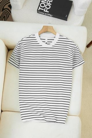 ÁO THUN CỔ TRÒN SỌC NGANG - P004206