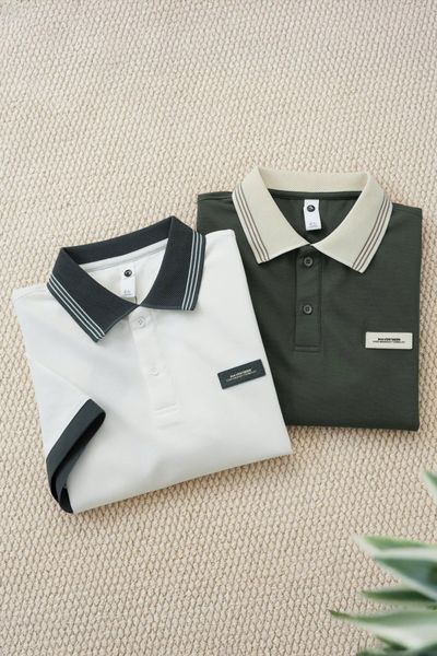 ÁO THUN POLO SỌC NGANG - P004218